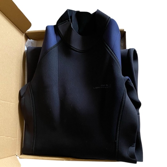 Dark Lightning 3/2mm Kids Wetsuit Neoprene Thermal Blue/Black Size Medium NWOT - Picture 12 of 14